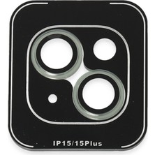 Starseven Iphone 15 Pvd Metal Kamera Lens - Yeşil