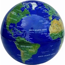 Store Mania Ieg™ 360 Derece Dönen LED Işıklı Mavi Dünya Küresi