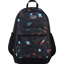Muggle Okul Sırt Çantası Ot-Galaxy Siyah Mu-0402