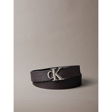 Calvin Klein Erkek Ck Buckle Tumbled 35MM Kemer