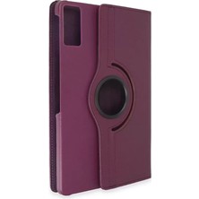 Senka Newface Pad 6 Kılıf 360 Tablet Deri Kılıf - Mürdüm
