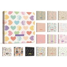  gıpta circus notes ıp dikişli sert kapak not defteri 15x15cm 120 yaprak çizgisiz (karışık renk 1 adet)