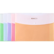 Comix Çıtçıtlı Zarf Parlak Renkli A1827 (12 Li Paket)