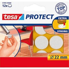 Tesa 57893 Kesilebilir Çizilmeyi Önleyici Keçe 22 Mm Beyaz