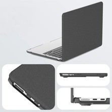 Senka Newface Macbook Air 15 2024 Macbook Deri Kapak - Siyah