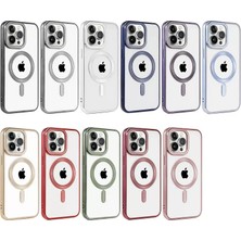 Senka Newface Iphone 14 Pro Max Kılıf Kronos Magsafe Kapak - Koyu Yeşil