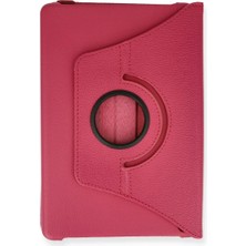 Senka Newface Huawei Matepad T10S 10.1 Kılıf 360 Tablet Deri Kılıf - Pembe