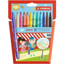 Stabilo Power 12 Renk Keçeli Kalem Askılı 280/12-01