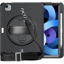 Senka Newface Ipad Pro 11 (2020) Kılıf Strap-C Otterbox Tablet Kapak - Siyah