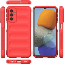 Senka Newface Samsung Galaxy M23 Kılıf Optimum Silikon - Kırmızı