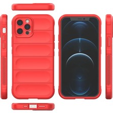 Senka Newface Iphone 12 Pro Kılıf Optimum Silikon - Kırmızı