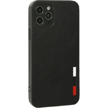 Senka Newface Iphone 11 Pro Max Kılıf Loop Deri Silikon - Siyah