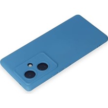 Senka Newface Vivo V29 Lite Kılıf Nano Içi Kadife Silikon - Mavi