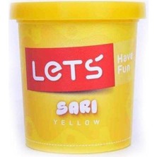  lets tek renk oyun hamuru neon sarı 115 gram l8440-17