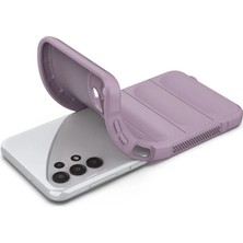 Senka Newface Samsung Galaxy A13 4g Kılıf Optimum Silikon - Mor