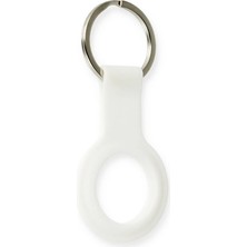 Senka Newface Airtag Silikon Kılıf - Beyaz