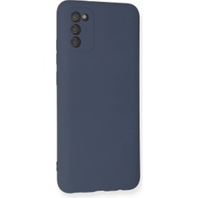 Senka Newface Samsung Galaxy A03S Kılıf Nano Içi Kadife Silikon - Gri