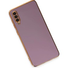 Senka Newface Samsung Galaxy A50 Kılıf Volet Silikon - Mor