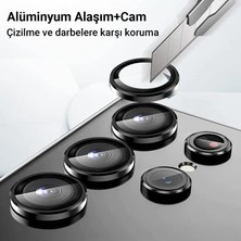 Senka Newface Samsung Galaxy A25 5g Valdez Metal Kamera Lens - Siyah