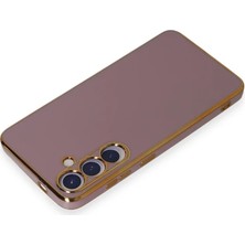 Senka Newface Samsung Galaxy S24 Kılıf Volet Silikon - Mor