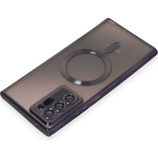 Senka Newface Samsung Galaxy Note 20 Ultra Kılıf Kross Magneticsafe Kapak - Mor