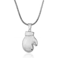 Pazarcan ​gümüş Boks Eldiveni Erkek Kolye