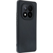 Senka Newface Redmi Note 14 Pro 5g Kılıf Aras Deri Kapak - Siyah