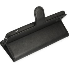 Senka Newface Samsung Galaxy A04 Kılıf Trend S Plus Kapaklı Kılıf - Siyah