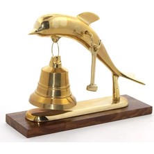 Zenvia Pirinç Yunus Balığı Tasarımlı Çan