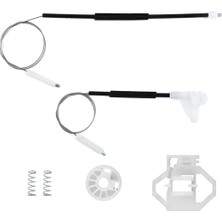 Volkswagen Polo Classic Için Arka Sol Cam Tamir Seti