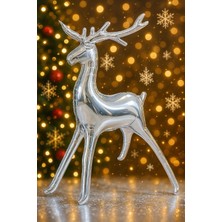 Eng Parti Dünyası Geyik Gümüş Renk Folyo Balon 37 Inç