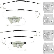 Volkswagen Golf 4 Için Ön Kapı Cam Tamir Takımı-Sağ-Sol-Set