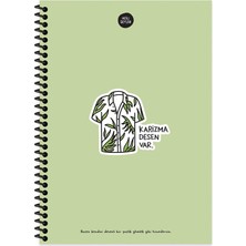 Keskin Color Hisli Şeyler 17X24Cm 100 Yaprak Çizgili Spiralli Sert Kapak Not Defteri - Karizma 500602-99