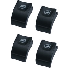 Renault Megane 4 Için Cam Düğme Kapağı 4'lü