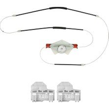 Volkswagen Passat B5 Için Sol Ön Kapı Cam Tamir Seti