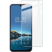 Powerfox Samsung Galaxy A14 Uyumlu Gerçek Cam Kenarları Kavisli Dokunmatikte Kayıp Alanı Olmayan Ekran Koruyucu
