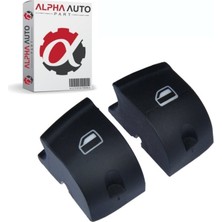 Audi A3 A6 Q7 Cam Düğme Kapağı 2 Adet