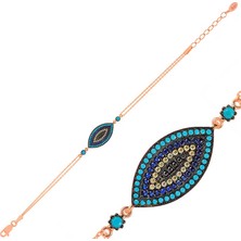 Pazarcan Gümüş Nazar Bayan Bileklik