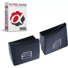 Mercedes E Class W212 Için 2 Adet Cam Düğmesi Tamir Kapağı