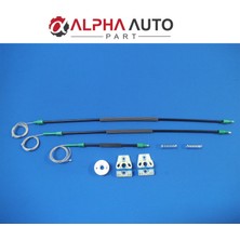 Volkswagen Golf 5 Için Ön Sol Kapı Cam  Tamir Takımı