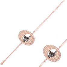 Pazarcan Gümüş Tuğralı Bayan Bileklik