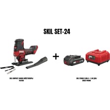 Skil Skıl Set-24 (Skıl Compact 3440CA  Akülü Dekupaj Testere+Skıl 3136AA 2,0AH Li + 2.4A Şarj Cihazı Promo)