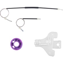 Volkswagen Polo 05-09 Için Arka Sol Cam Tamir Seti