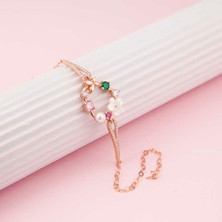 Pazarcan Gümüş Manolya Çiçeği Kadın Bileklik