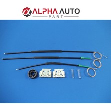 Citroen C5 Için Ön Sol Kapı Cam Tamir Takımı