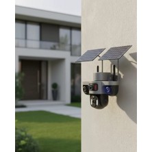 Zenvia Solar Enerjili 4g Ip Kamera Kablosuz Dış Mekan Güvenlik ve Uzaktan Izleme