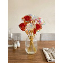 Yasima 23 Nisan Özel 5 Beyaz 5 Kırmızı Hologramlı Sonsuzluk Gülü