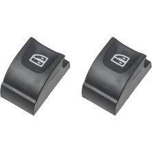 Renault Megane 3 Için Cam Açma Düğme Kapağı- Altı Düz Tip-2 Adet