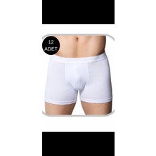 Gümüş Erkek Likralı Boxer 4018 12’li Paket