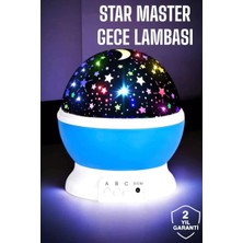 Zenvia Yıldızlı Gökyüzü Projeksiyon Gece Lambası Hareketli Işık Şovu